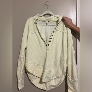 Pilcro Yellow Striped top